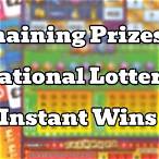 national lottery instant wins prizes remaining